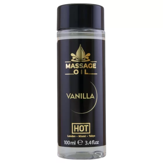 HOT - masážny olej - vanilka - 100 ml