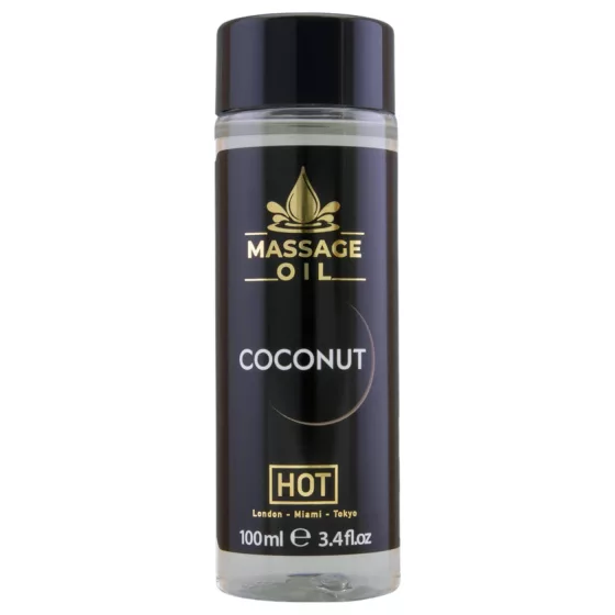 HOT - masážny olej na pokožku - kokos - 100 ml
