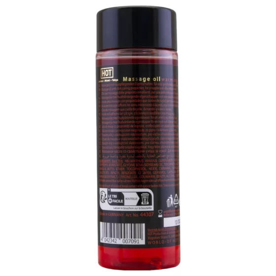 HOT - masážny olej - hrejivý efekt - 100ml