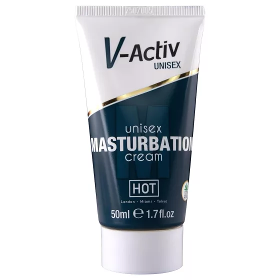 Hot V-Active - stimulačný unisex masturbačný krém (50 ml)
