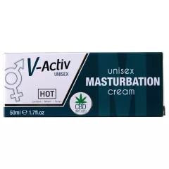   Hot V-Active - stimulačný unisex masturbačný krém (50 ml)