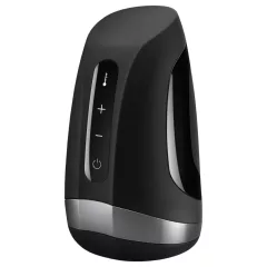   Satisfyer Men Heat Vibration - zahrievací vibrátor na žaluď (čierny)