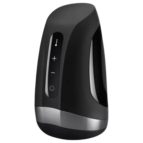 Satisfyer Men Heat Vibration - zahrievací vibrátor na žaluď (čierny)