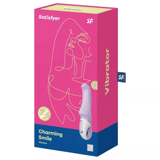 Satisfyer Charming Smile - vodotesný, akumulátorový vibrátor na bod G (fialový)
