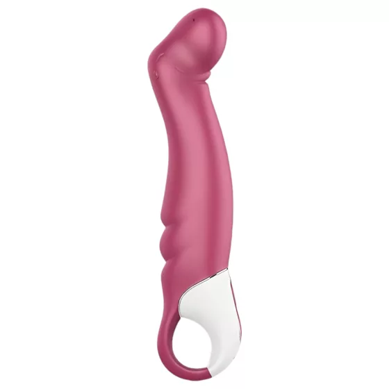 Satisfyer Petting Hippo - vibrátor na bod G - nabíjateľný, vodotesný - ružový