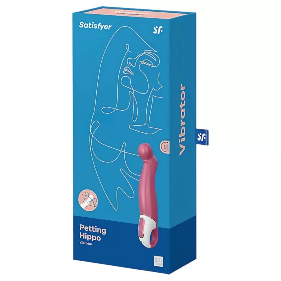 / Satisfyer Petting Hippo - akumulátorový, vodotesný vibrátor (ružový)