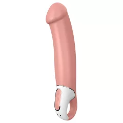   Satisfyer Master - vibrátor pre mužov - vodotesný, nabíjateľný, naturálny