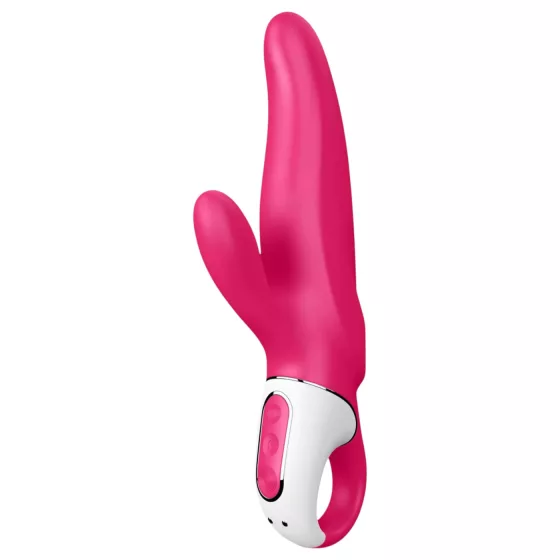 Satisfyer Mr. Rabbit - vodotesný vibrátor s klitoriálnym ramienkom (ružový)