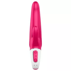   Satisfyer Mr. Rabbit - vodotesný vibrátor s klitoriálnym ramienkom (ružový)