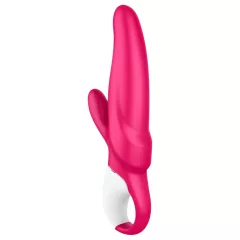   Satisfyer Mr. Rabbit - vodotesný vibrátor s klitoriálnym ramienkom (ružový)