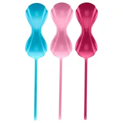   Satisfyer Power Balls - gejša guličky set s pohyblivými guličkami - 3 ks
