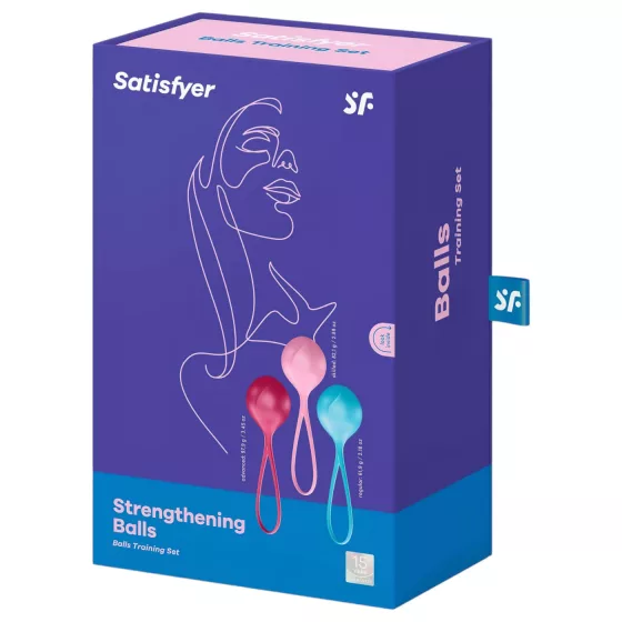 Satisfyer - gejša guličky set - 3 ks - posilňovacie pomôcky
