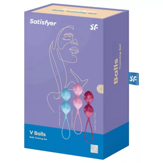Satisfyer V Balls - venušine guličky - sada 3 ks