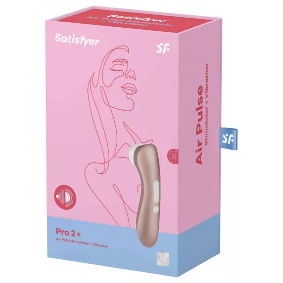 Satisfyer Pro 2+ - akumulátorový vibrátor na klitoris (hnedý)