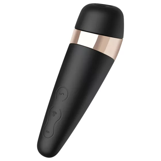 Satisfyer Pro 3+ - vodotesný, akumulátorový vibrátor na klitoris (čierny)