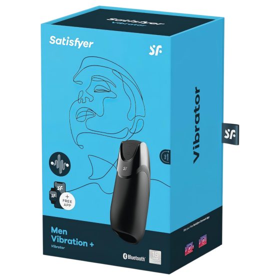 Satisfyer Men - masturbátor pre mužov - smart funkcie - čierny
