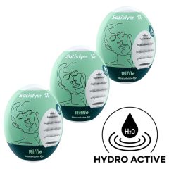 Satisfyer Egg Riffle - sada masturbátorov vajíčko (3 ks)
