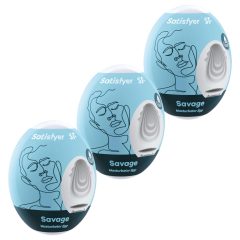 Satisfyer Egg Savage - masturbátor vajíčko set - 3 kusy