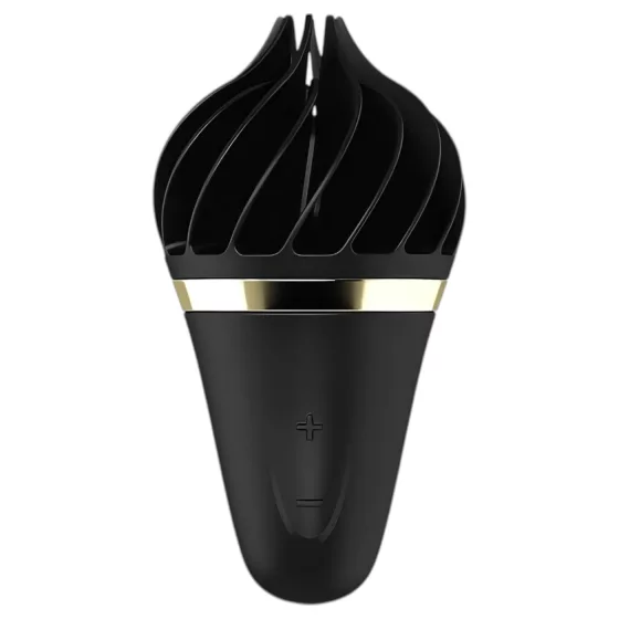 Satisfyer Sweet Treat - nabíjateľný rotačný vibrátor na klitoris - čierny