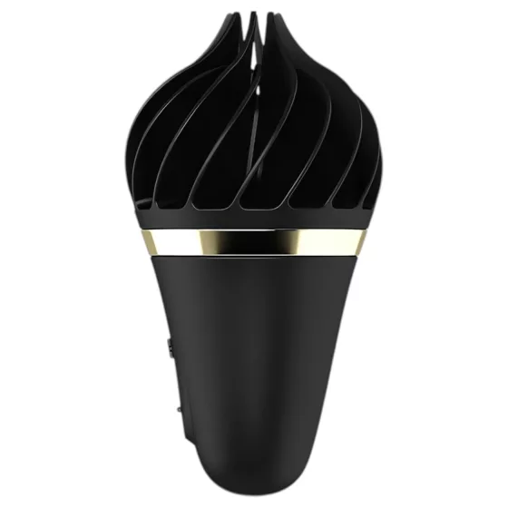 Satisfyer Sweet Treat - nabíjateľný rotačný vibrátor na klitoris - čierny
