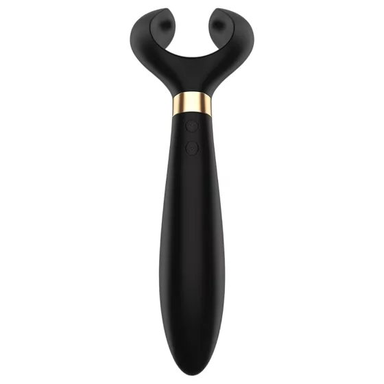 Satisfyer Endless Fun - akumulátorový, vodotesný párový vibrátor (čierny)