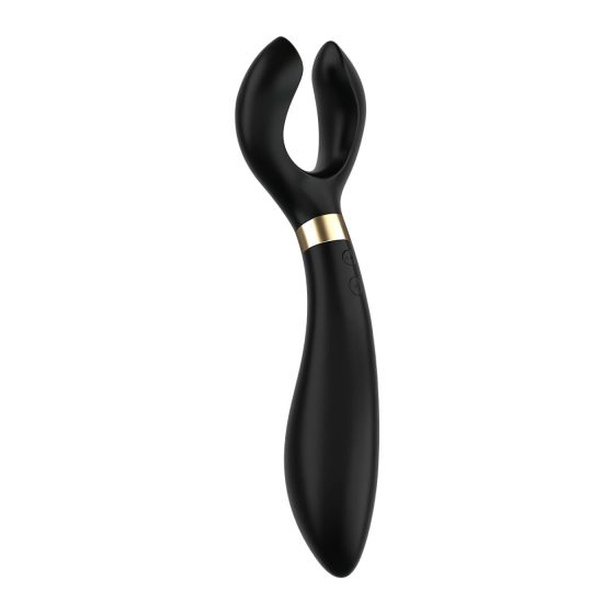 Satisfyer Endless Fun - nabíjateľný, vodotesný párový vibrátor (čierny)