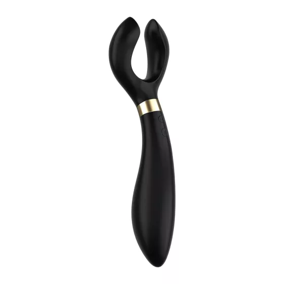 Satisfyer Endless Fun - akumulátorový, vodotesný párový vibrátor (čierny)