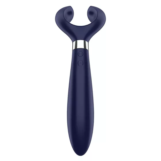 Satisfyer Endless Fun - nabíjateľný vodotesný párový vibrátor - modrý