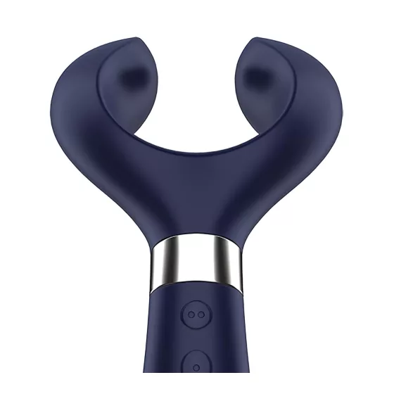 Satisfyer Endless Fun - nabíjateľný vodotesný párový vibrátor - modrý