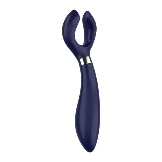 Satisfyer Endless Fun - nabíjateľný vodotesný párový vibrátor - modrý