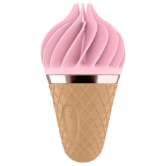  Satisfyer Sweet Treat - nabíjací rotačný vibrátor na klitoris (ružovo-hnedý)