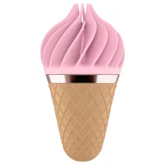   Satisfyer Sweet Treat - akumulátorový, rotačný klitoriálny vibrátor (ružovo-hnedý)