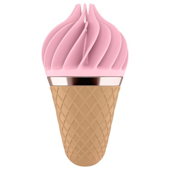 Satisfyer Sweet Treat - nabíjací rotačný vibrátor na klitoris (ružovo-hnedý)