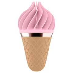   Satisfyer Sweet Treat - akumulátorový, rotačný klitoriálny vibrátor (ružovo-hnedý)