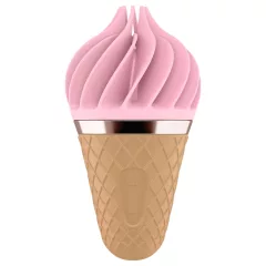   Satisfyer Sweet Treat - akumulátorový, rotačný klitoriálny vibrátor (ružovo-hnedý)