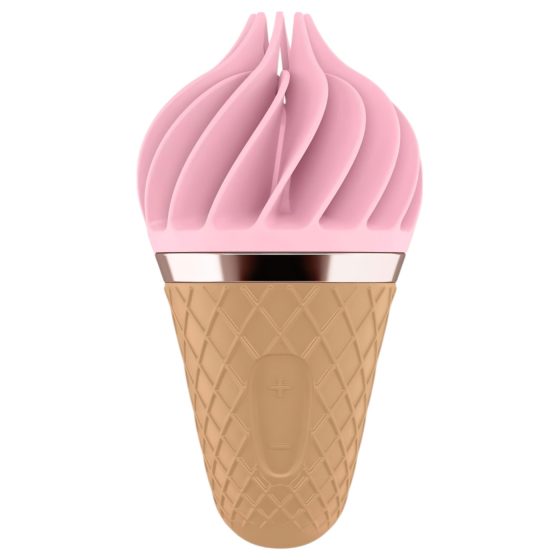 Satisfyer Sweet Treat - nabíjací rotačný vibrátor na klitoris (ružovo-hnedý)