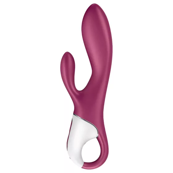 Satisfyer Heated Affair - zahrievací vibrátor s klitoriálnym ramienkom (červený)