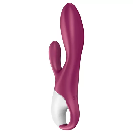 Satisfyer Heated Affair - zahrievací vibrátor s klitoriálnym ramienkom (červený)