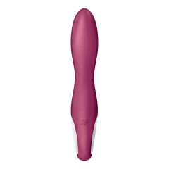   Satisfyer Heated Affair - nabíjací vibrátor s ohrevom a ramenom na klitoris (červený)