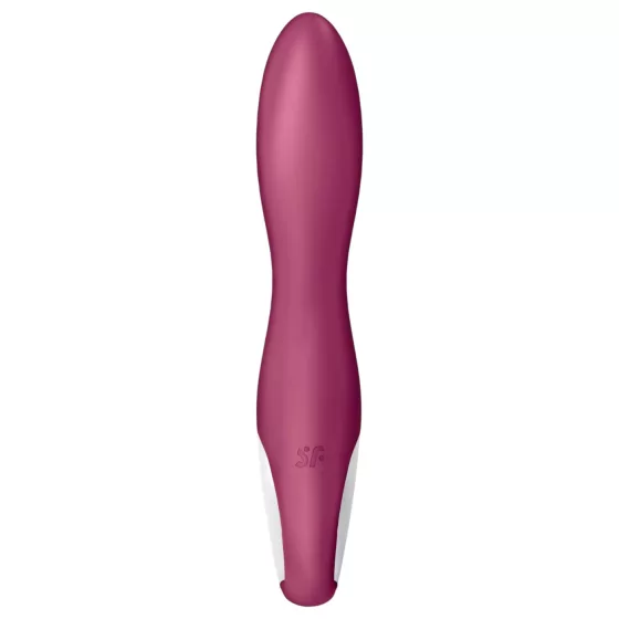 Satisfyer Heated Affair - zahrievací vibrátor s klitoriálnym ramienkom (červený)