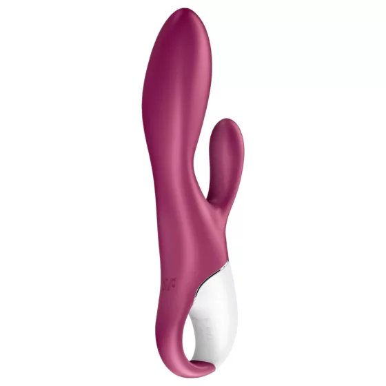 Satisfyer Heated Affair - zahrievací vibrátor s klitoriálnym ramienkom (červený)
