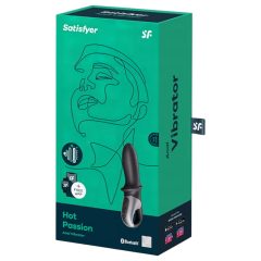   Satisfyer Hot Passion - inteligentný vyhrievací análny vibrátor (čierny)