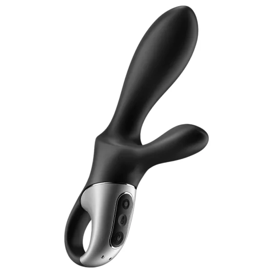 / Satisfyer Heat Climax+ - aplikáciou ovládaný vyhrievací análny vibrátor (čierny)