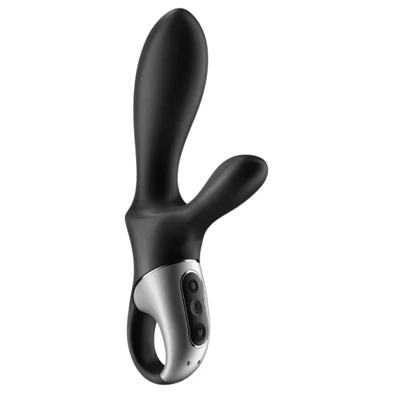 / Satisfyer Heat Climax+ - aplikáciou ovládaný vyhrievací análny vibrátor (čierny)