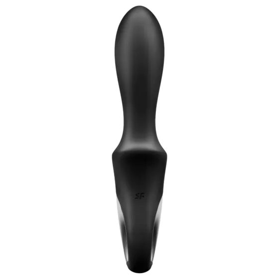 Satisfyer Heat Climax - anál vibrátor s výhrevom - čierny