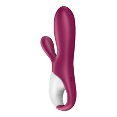   Satisfyer Hot Bunny - inteligentný, vyhrievací vibrátor s ramenom na klitoris (červený)