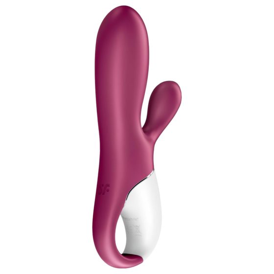 Satisfyer Hot Bunny - inteligentný vibračný stimulátor s ohrevom (červený)