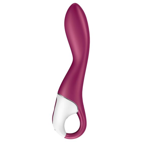 Satisfyer Heated Thrill - vibračný stimulátor s ohrevom - červený