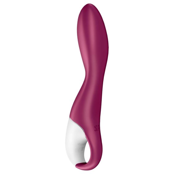 Satisfyer Heated Thrill - vibračný stimulátor s ohrevom - červený
