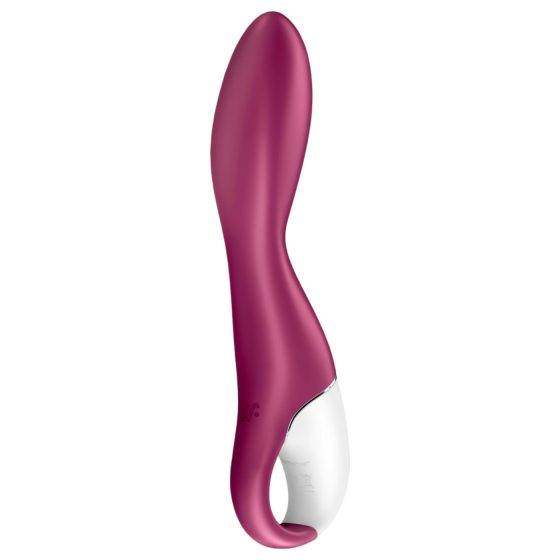 Satisfyer Heated Thrill - vibračný stimulátor s ohrevom - červený